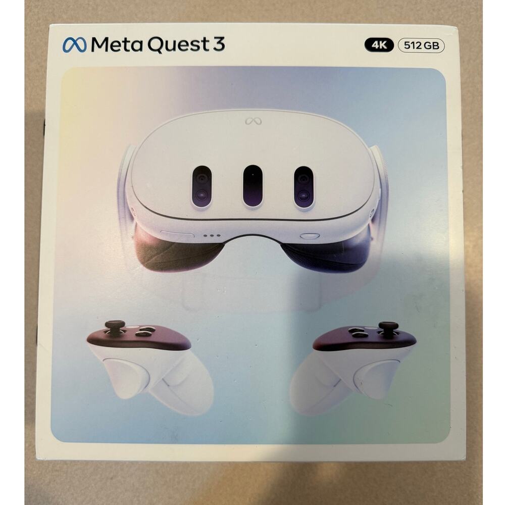 NIB MetaQuest 3 4K 512GB Pancake Lenses